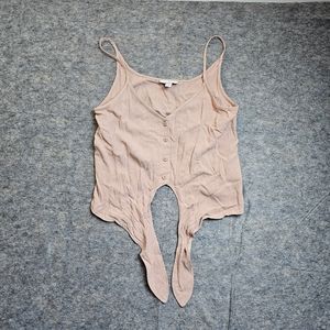 TopShop Polly Front Tie Tank Top halter top size 6